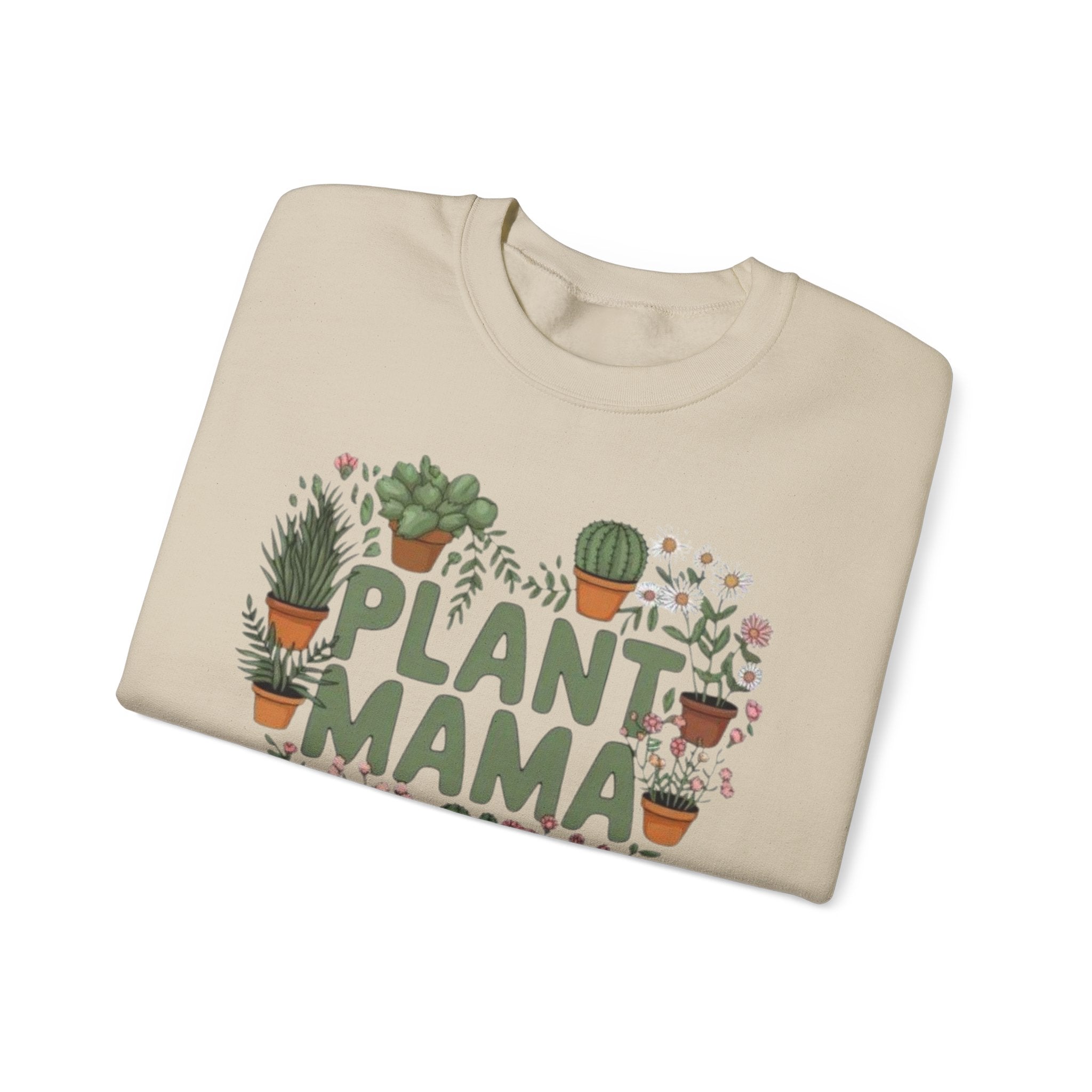 Plant Mama Sweatshirt – Heart of Potted Plants Crewneck