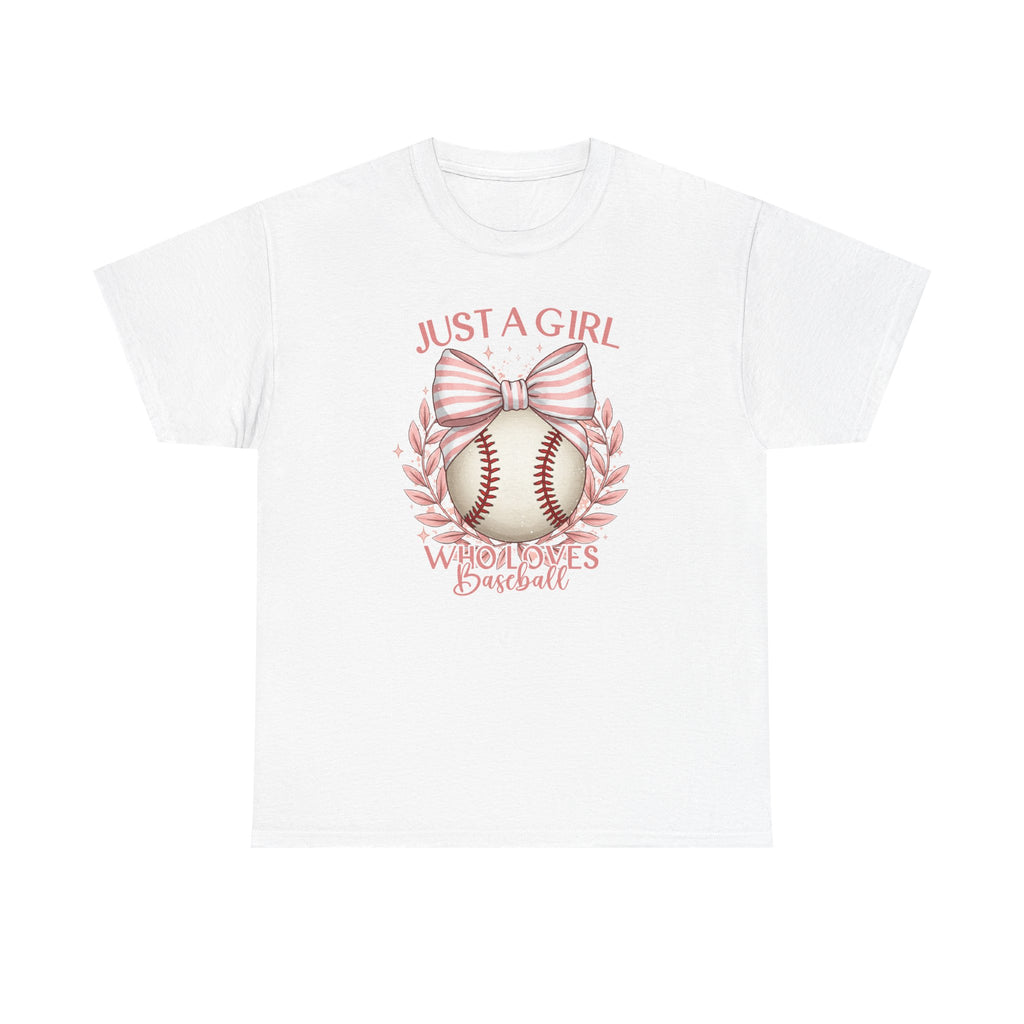 Just a Girl Who Plays Baseball T-Shirt
