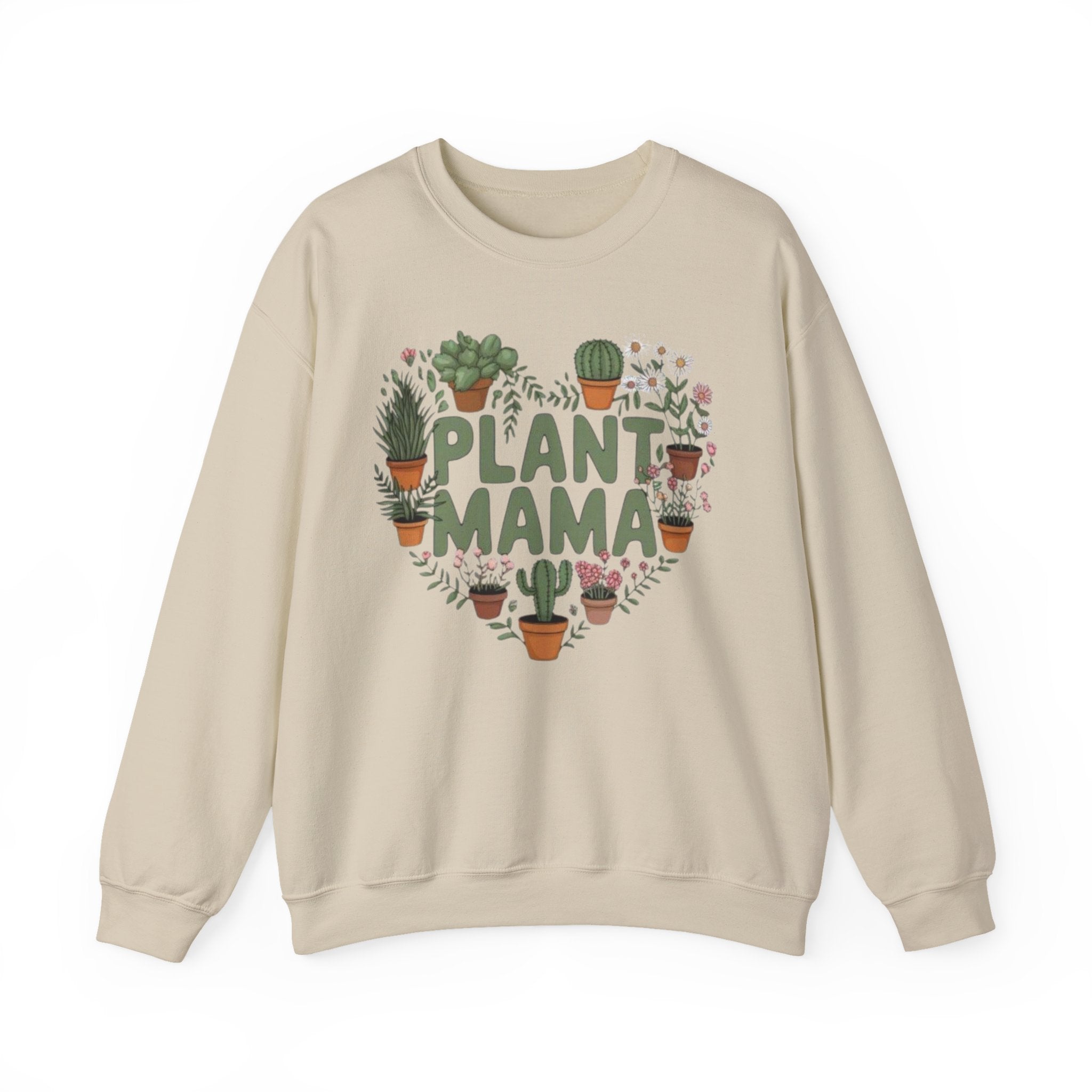 Plant Mama Sweatshirt – Heart of Potted Plants Crewneck
