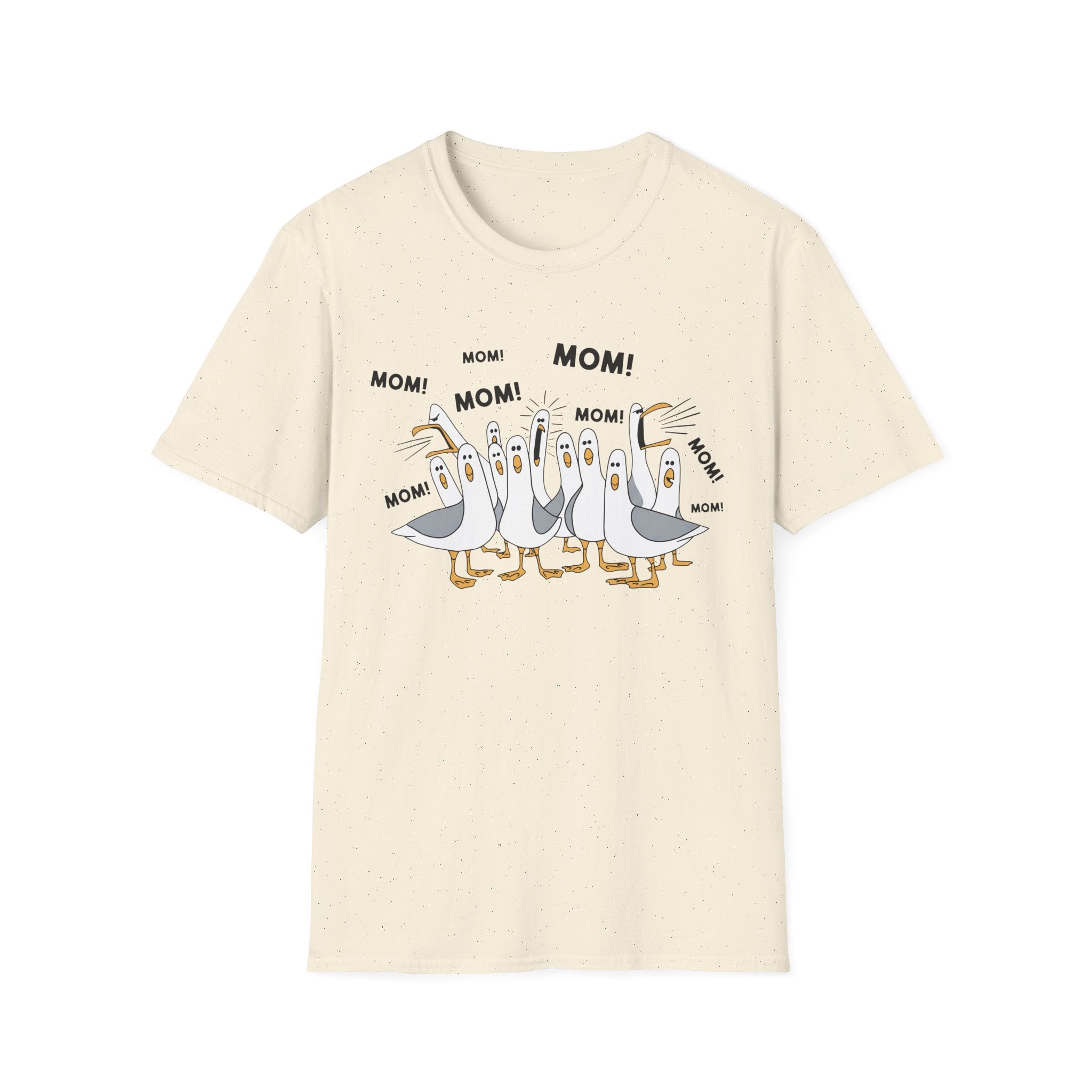 Seagull "Mom! Mom!" T-Shirt — Funny Family Graphic Tee