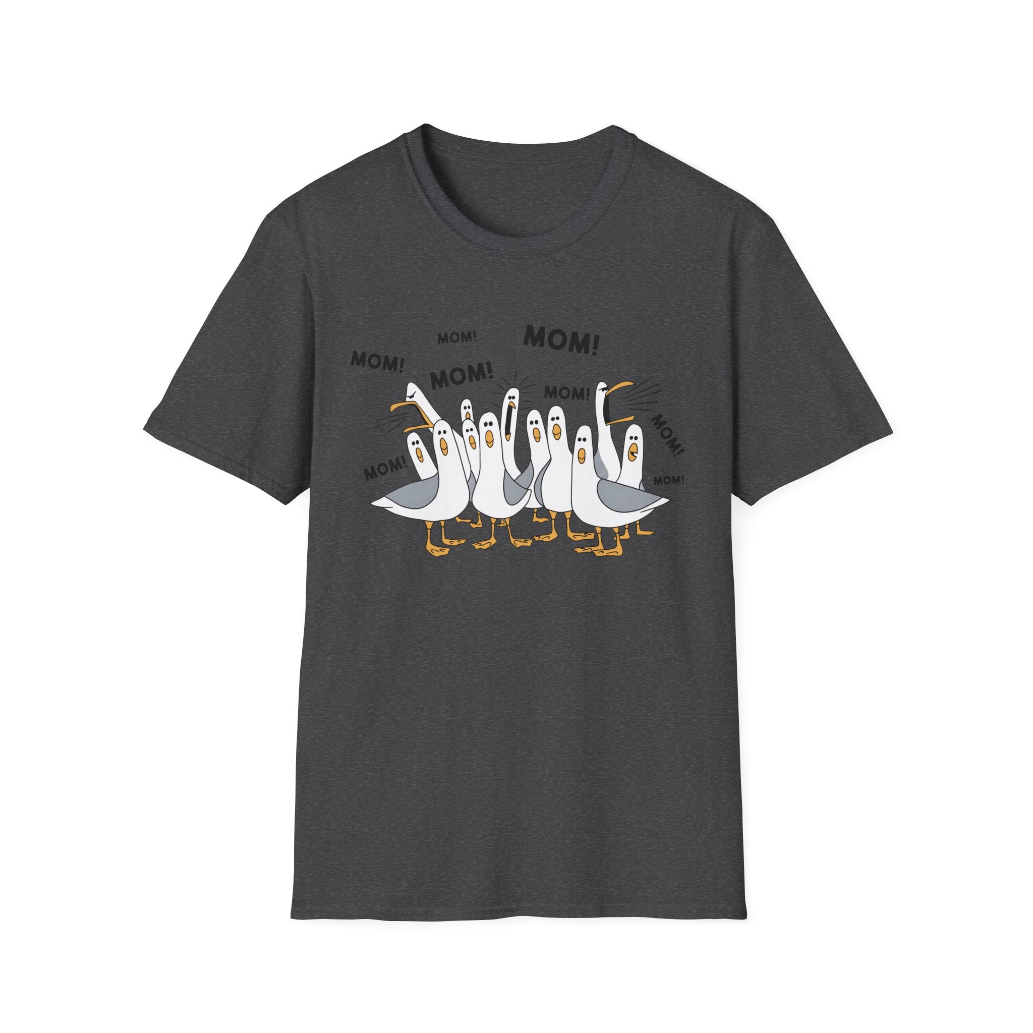 Seagull "Mom! Mom!" T-Shirt — Funny Family Graphic Tee