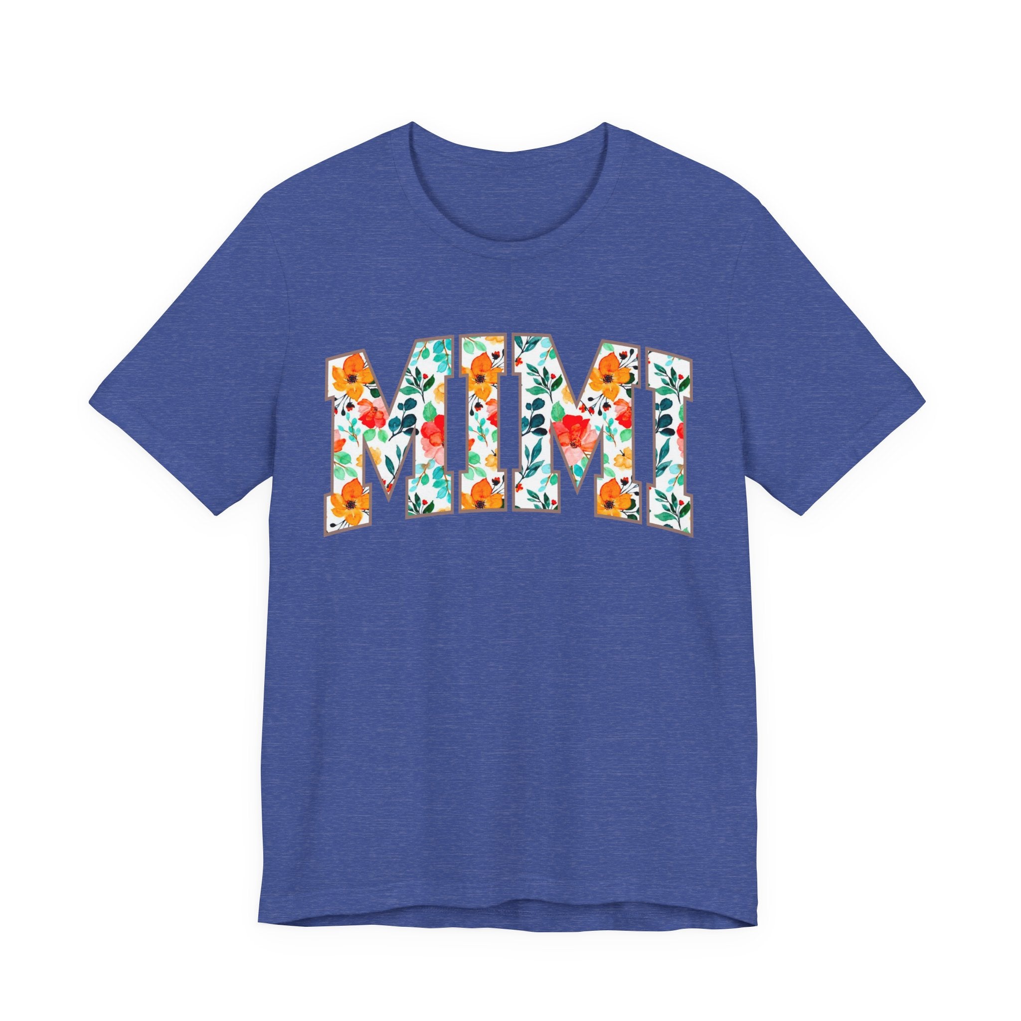 Mimi Floral Lettering Tee — Floral 'MIMI' Graphic T-Shirt