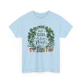 Plant Lover T-Shirt — "Just a Girl Who Loves Plants" Graphic Tee
