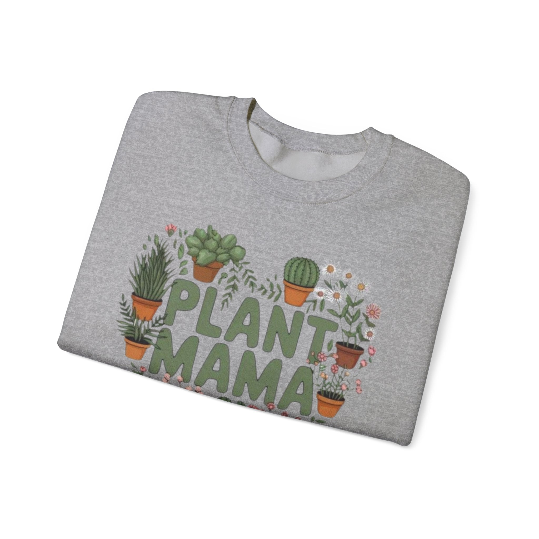 Plant Mama Sweatshirt – Heart of Potted Plants Crewneck