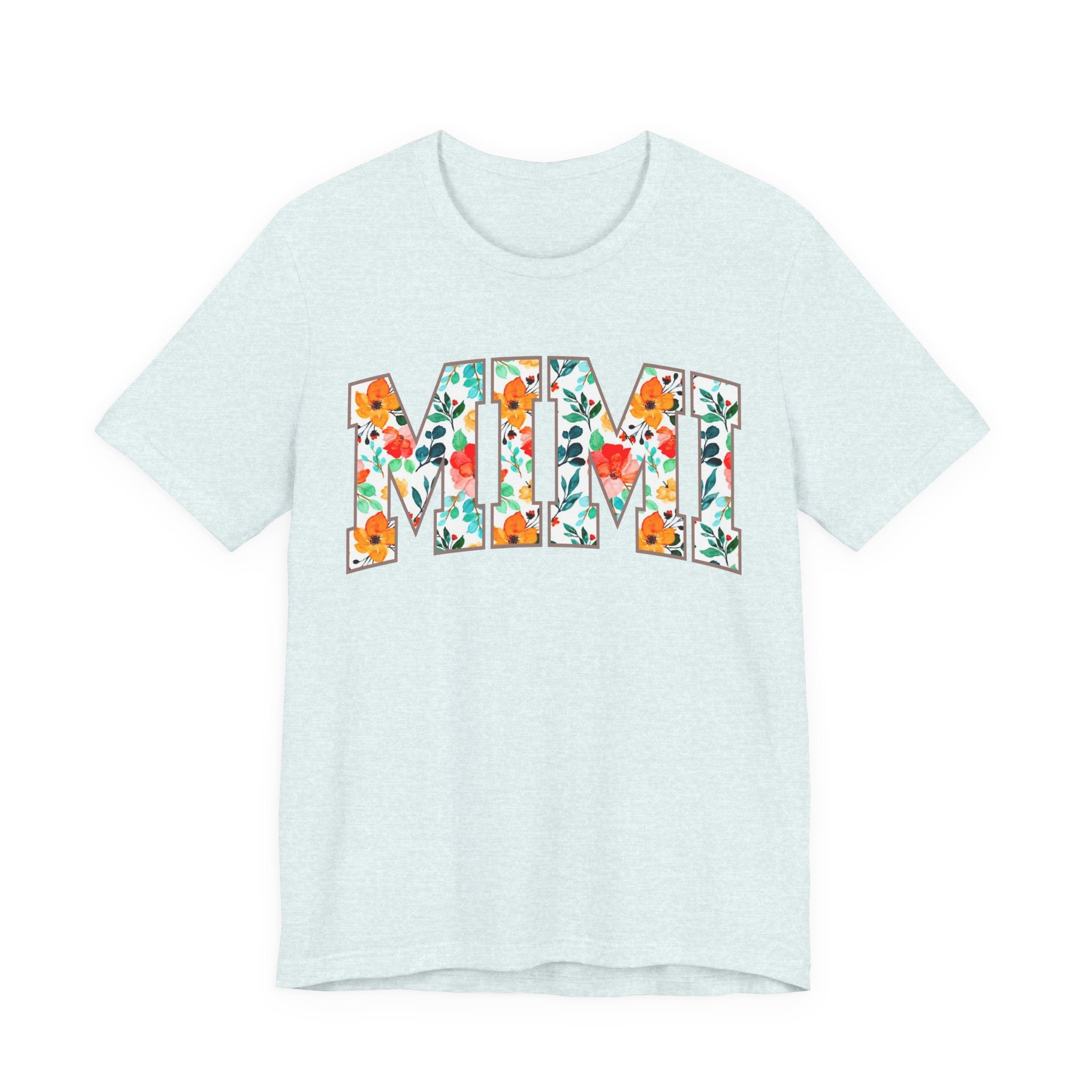 Mimi Floral Lettering Tee — Floral 'MIMI' Graphic T-Shirt