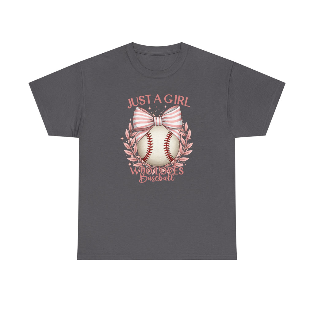 Just a Girl Who Plays Baseball T-Shirt