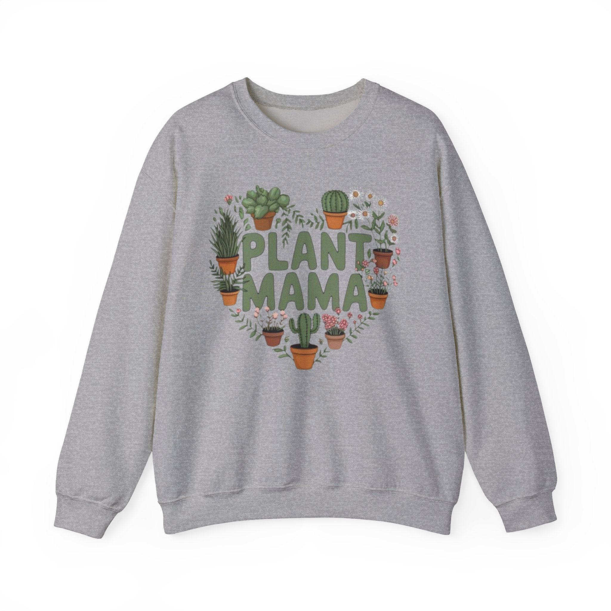 Plant Mama Sweatshirt – Heart of Potted Plants Crewneck