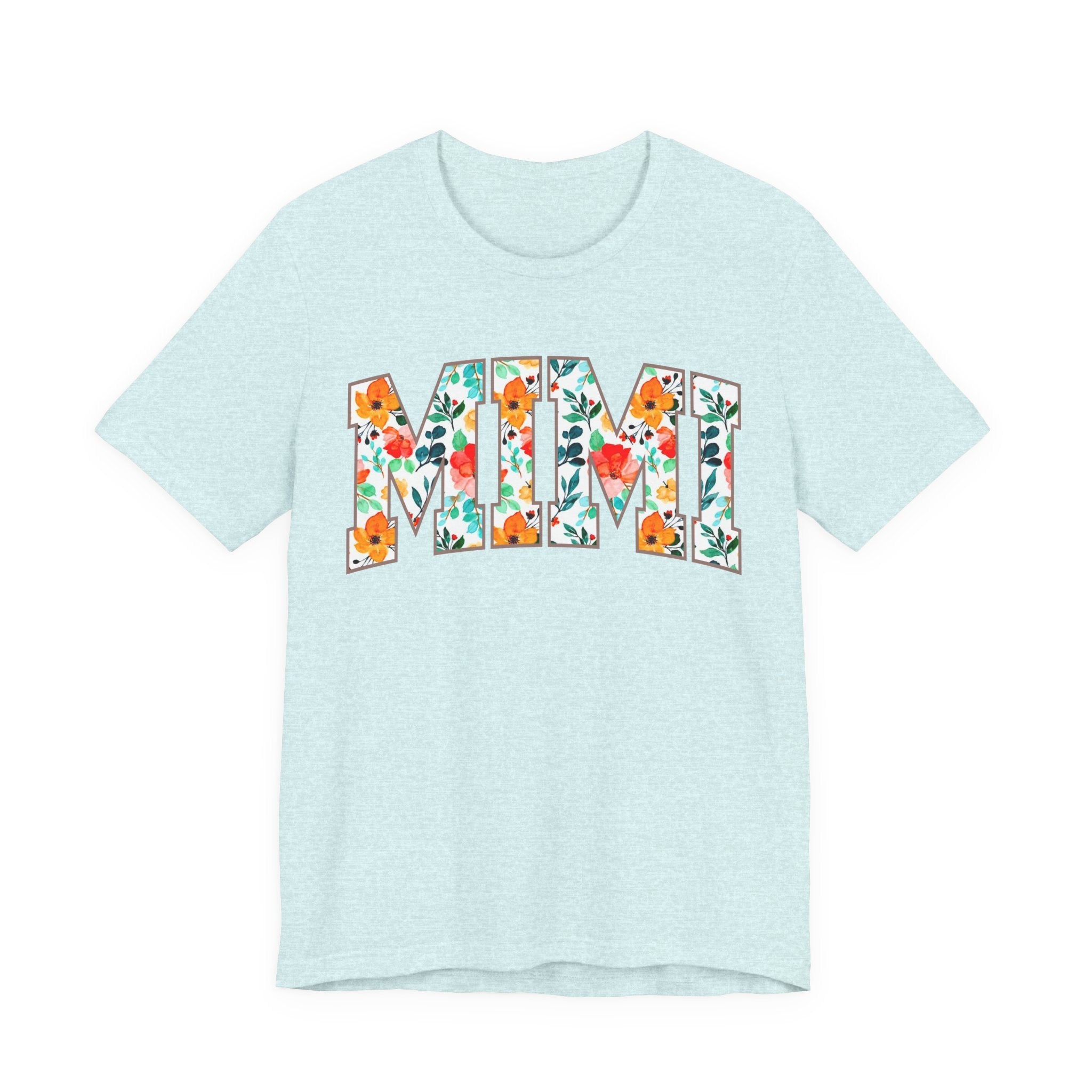 Mimi Floral Lettering Tee — Floral 'MIMI' Graphic T-Shirt