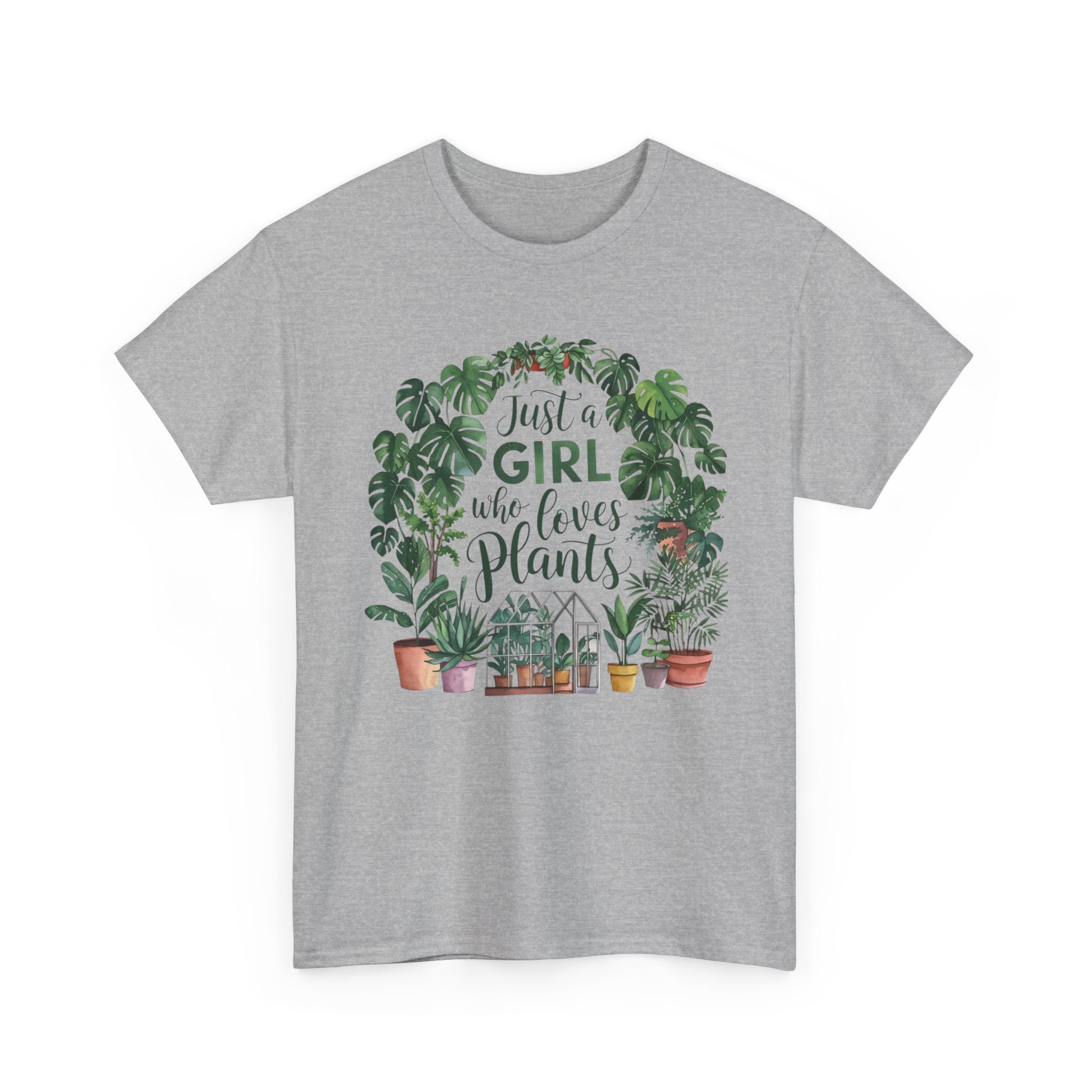 Plant Lover T-Shirt — "Just a Girl Who Loves Plants" Graphic Tee