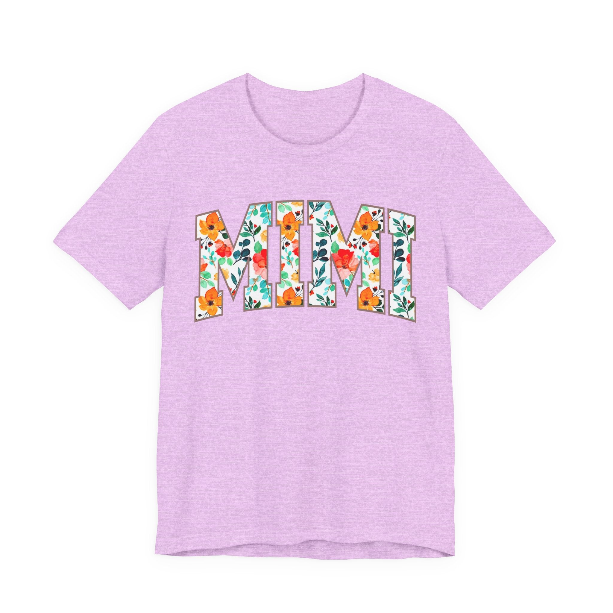 Mimi Floral Lettering Tee — Floral 'MIMI' Graphic T-Shirt