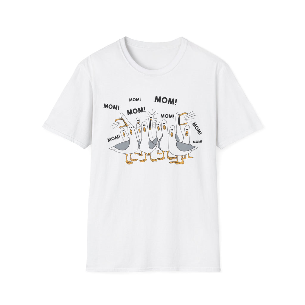 Seagull "Mom! Mom!" T-Shirt — Funny Family Graphic Tee